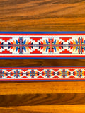 Red, White, & Blue Native Print Ribbon