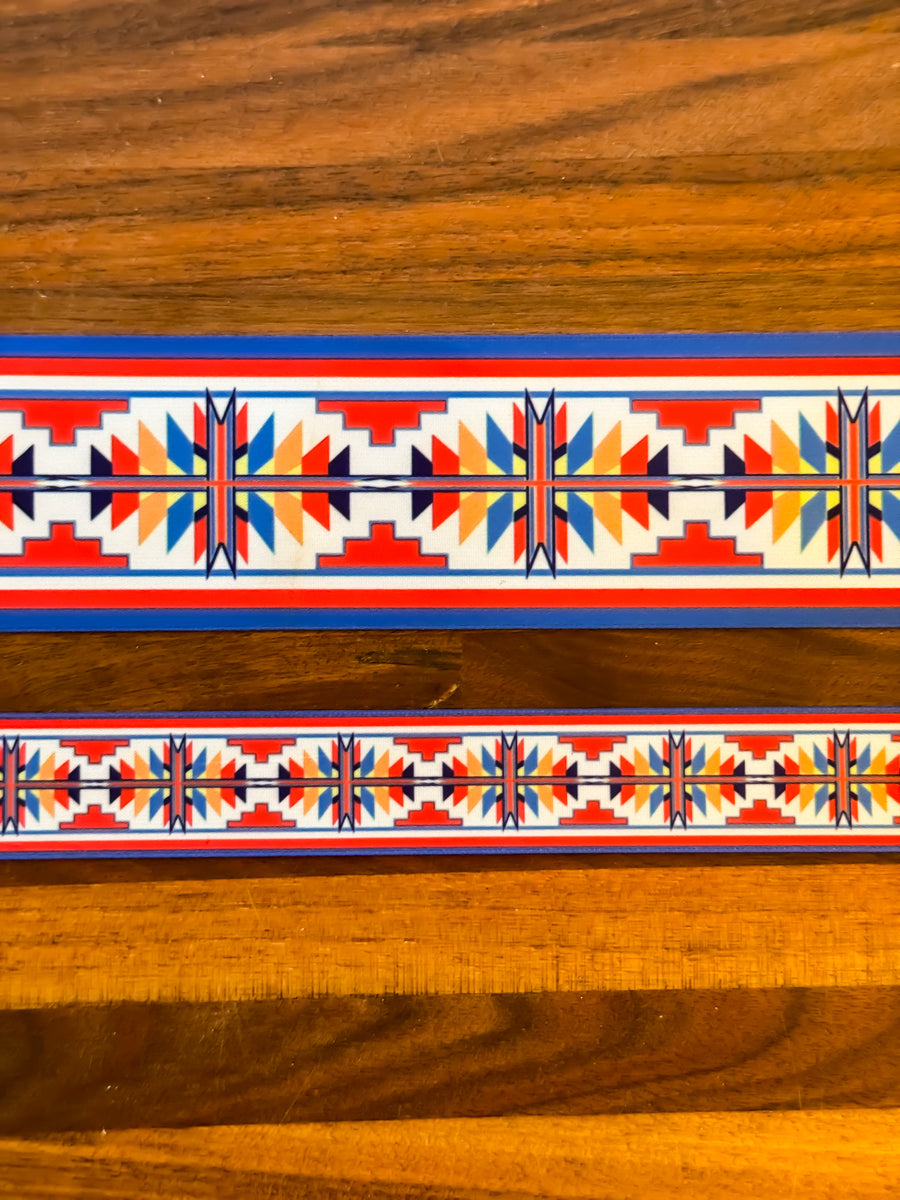 Red, White, & Blue Native Print Ribbon – Ella & Co. Wholesale