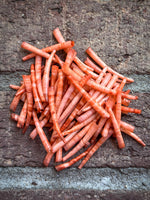 *READ DESCRIPTION* Unsealed Orange Creamsicle Dyed Dentalium 1oz