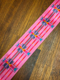 Pink Cross Native Print Ribbon