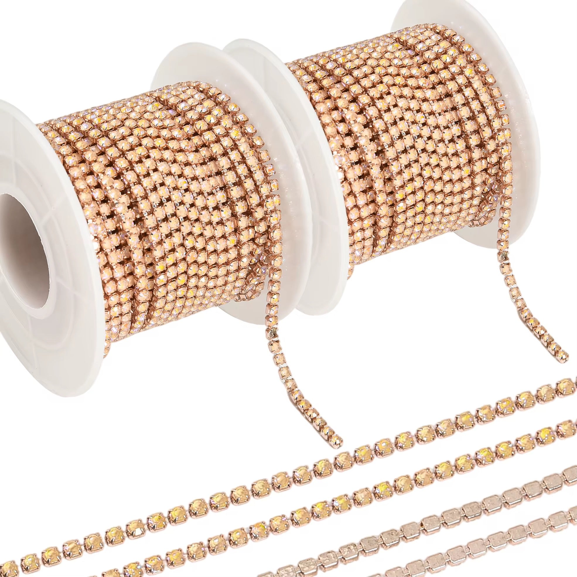 All Champagne Mocha Banding SS6: Sold per 1 yard or per 10 yard roll