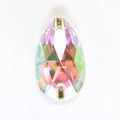 Crystal PH Glass Crystal Teardrop 11x18mm: Sold Per Pair, Half Tray, or Tray