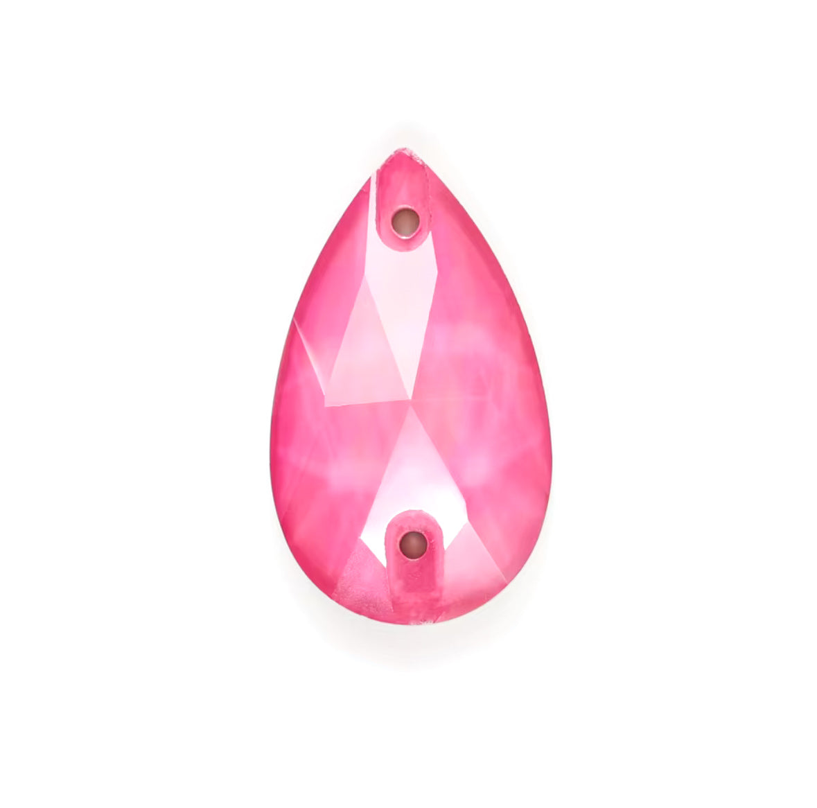 Fuchsia Mocha Glass Crystal Teardrop 11x18mm: Sold Per Pair, Half Tray, or Tray
