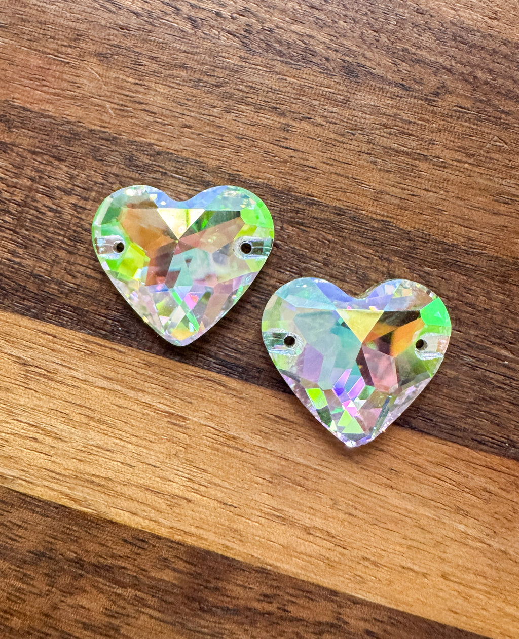 Crystal PH Glass Crystal Heart: 20x23mm