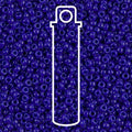 11/0 Miyuki Seed Beads Tube Apprx 8.5gm: Round Opaque Cobalt