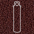 11/0 Miyuki Seed Beads Tube Apprx 8.5gm: Opaque Brown