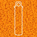 11/0 Miyuki Seed Beads Tube Apprx 8.5gm: Opaque Light Orange