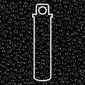 11/0 Miyuki Seed Beads Tube Apprx 8.5gm: Black