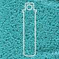 11/0 Miyuki Seed Beads Tube Apprx 8.5gm: Special Dyed Bright Turquoise