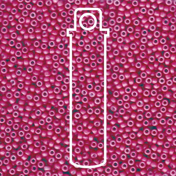 11/0 Miyuki Seed Beads Tube Apprx 8.5gm: Special Dyed Old Rose