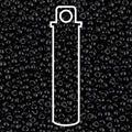 11/0 Miyuki Seed Beads Tube Apprx 8.5gm: Round Semimatte Black