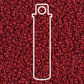 11/0 Miyuki Seed Beads Tube Apprx 8.5gm: Dyed Opaque Maroon