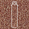 11/0 Miyuki Seed Beads Tube Apprx 8.2gm: Round Duracoat S/L Topaz Gold