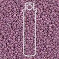 11/0 Miyuki Seed Beads Tube Apprx 8.5gm: Opaque Dk Orchid Luster