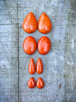 Orange Faux Stone Cabochon