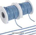 All Light Sapphire Mocha Banding SS6: Sold per 1 yard or per 10 yard roll