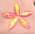 Horseeye Iridescent Coral Centerpieces 12x31mm: 6 Pairs