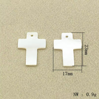 Shell Cross Centerpieces 23x17mm