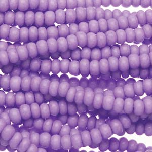 11/0 Czech Preciosa Seed Beads Half Hank: Amethyst Solgel