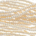 11/0 Czech Preciosa Seed Beads Half Hank: Lt. Eggshell