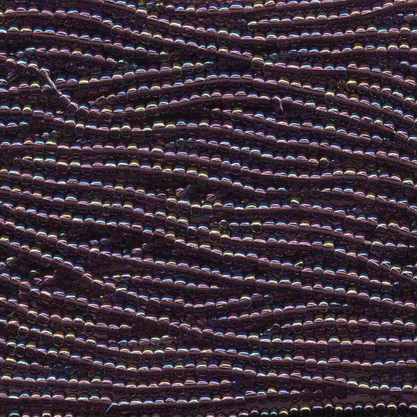 11/0 Czech Preciosa Seed Beads Half Hank: Purple Iris