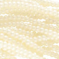 11/0 Czech Preciosa Seed Beads Half Hank: Pearl Ceylon