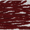 11/0 Czech Preciosa Seed Beads Half Hank: OP Dark Red Wine