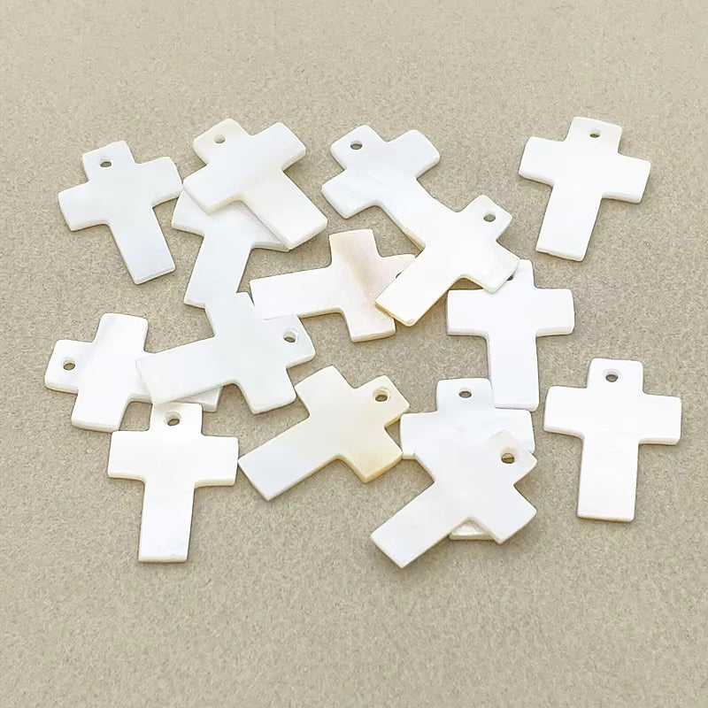 Shell Cross Centerpieces 23x17mm