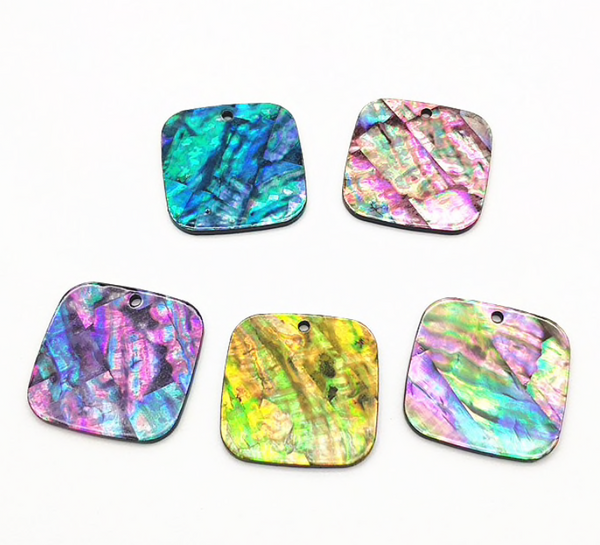 Preorder Square Abalone Centerpieces: 15 Pairs