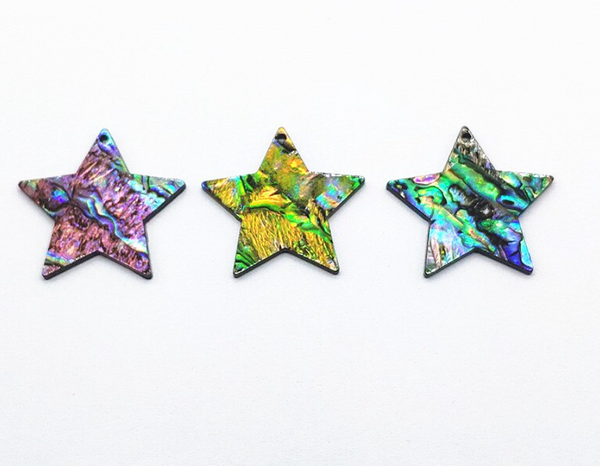 Preorder 35mm Star Abalone Centerpieces: 15 Pairs