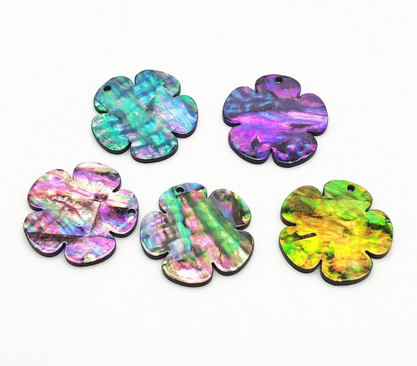 Preorder 30mm Abalone Floral Centerpieces: 15 Pairs