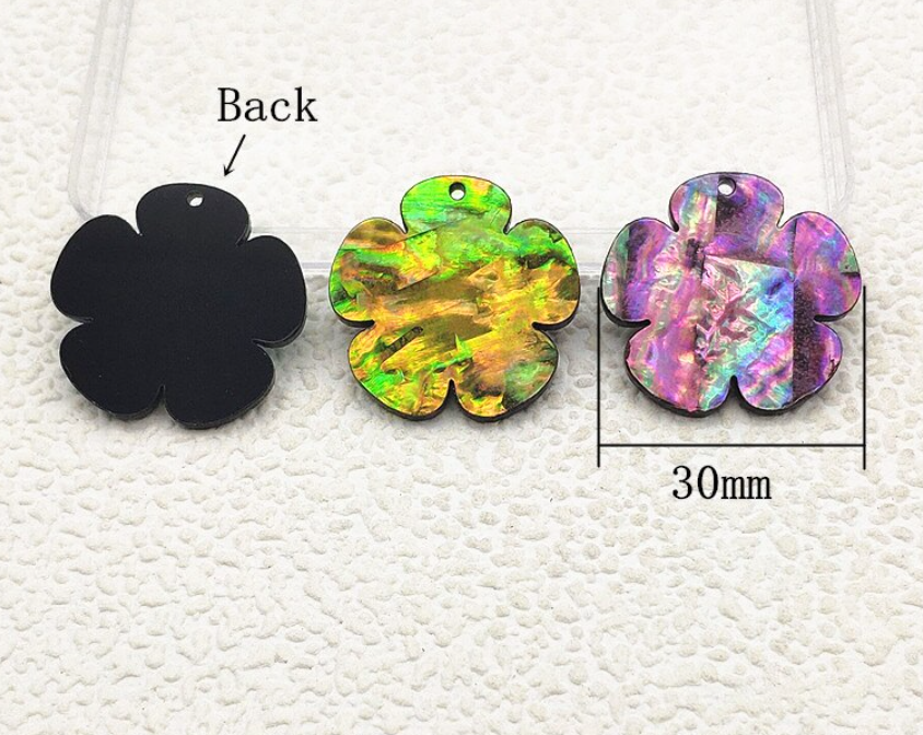 *PREORDER* 30mm Abalone Floral Centerpieces: 15 Pairs