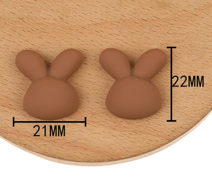 *PREORDER* Matte Bunny Centerpieces 21x22mm: 100 Pairs