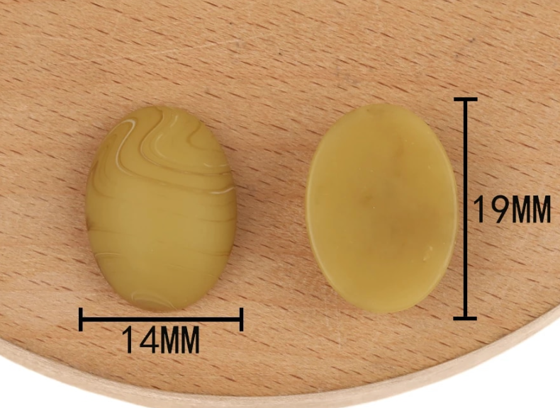 *PREORDER* Small Oval Matte Swirls Centerpeices: 100 Pairs