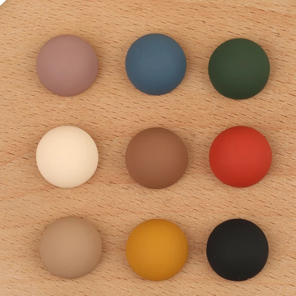 *PREORDER* 100 Pair Bulk Pack: Matte Round Centerpieces 14mm