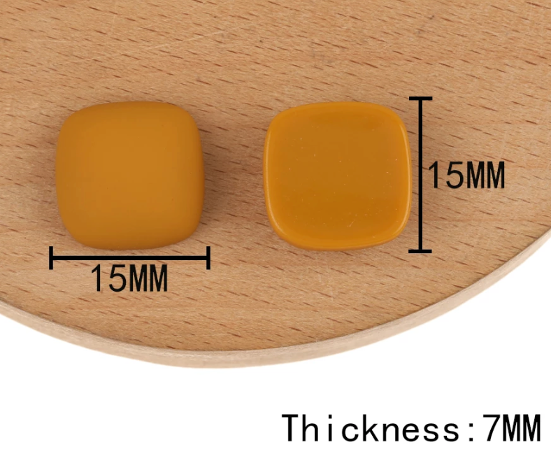 *PREORDER* Matte Square Centerpieces 15mm: 100 Pairs