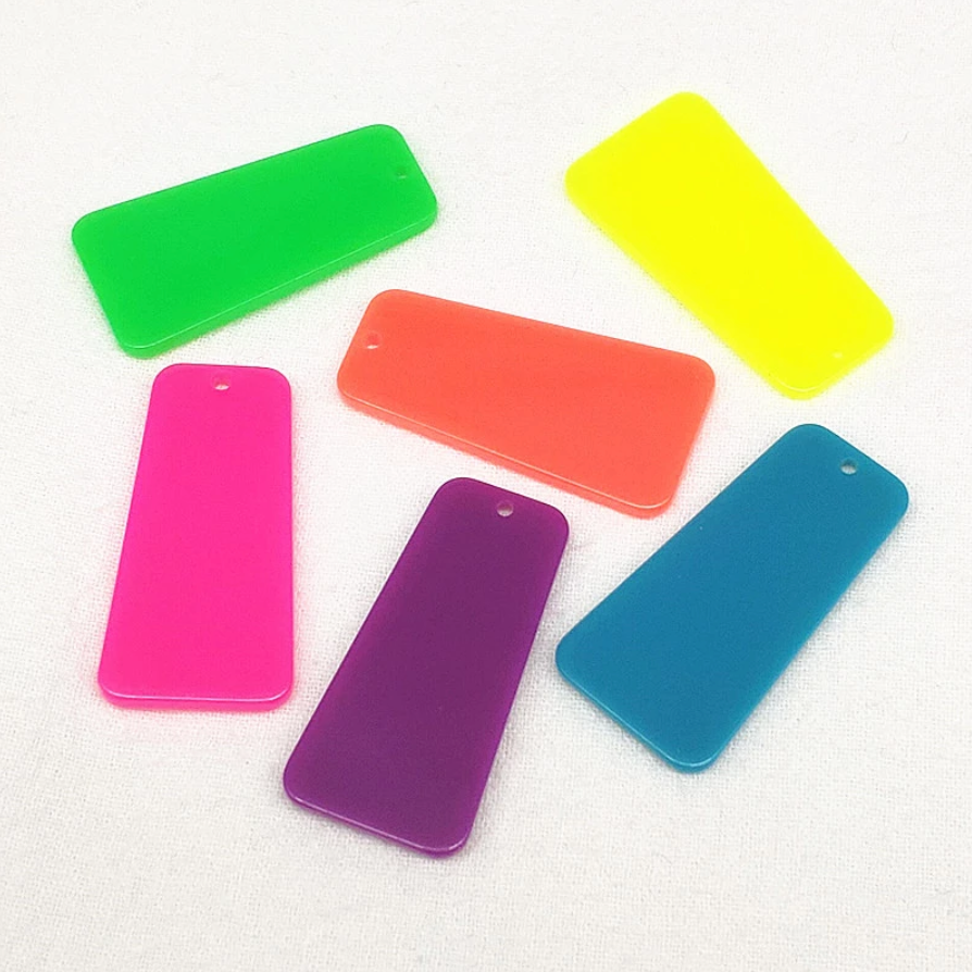 *PREORDER* Short Solid Color Neon Slabs: 50 Pairs