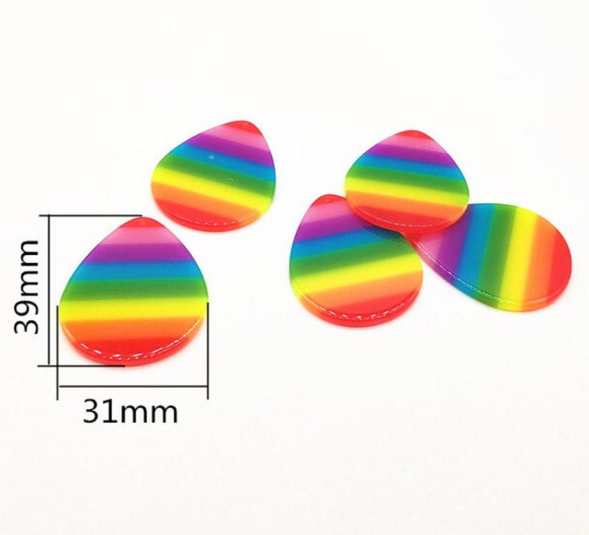Teardrop Rainbow Slabs