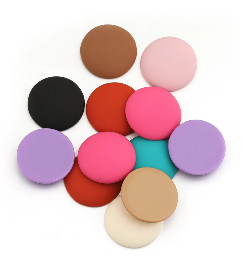 Matte Round Centerpieces 24mm: Sold per pair