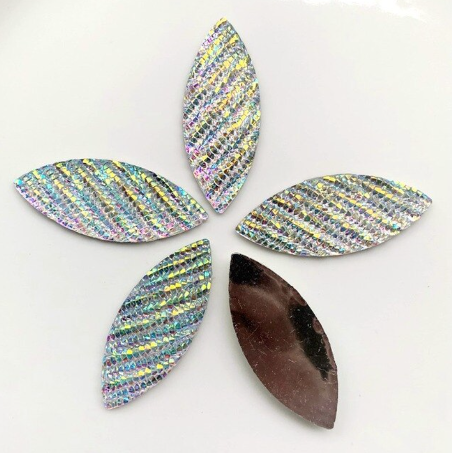 Clear AB Horseeye Centerpieces 50x20mm