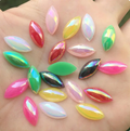 Mini Assorted Iridescent Horseeye Centerpieces 7x15mm: 20 Pairs