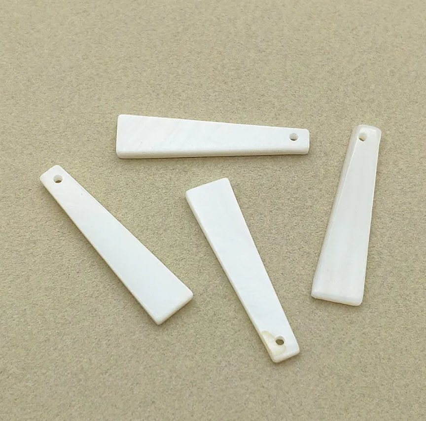 *PREORDER* Shell Slabs 27x7mm: 50 Pairs