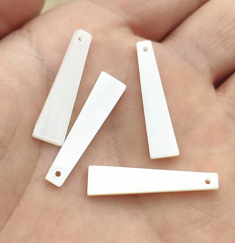 *PREORDER* Shell Slabs 27x7mm: 50 Pairs