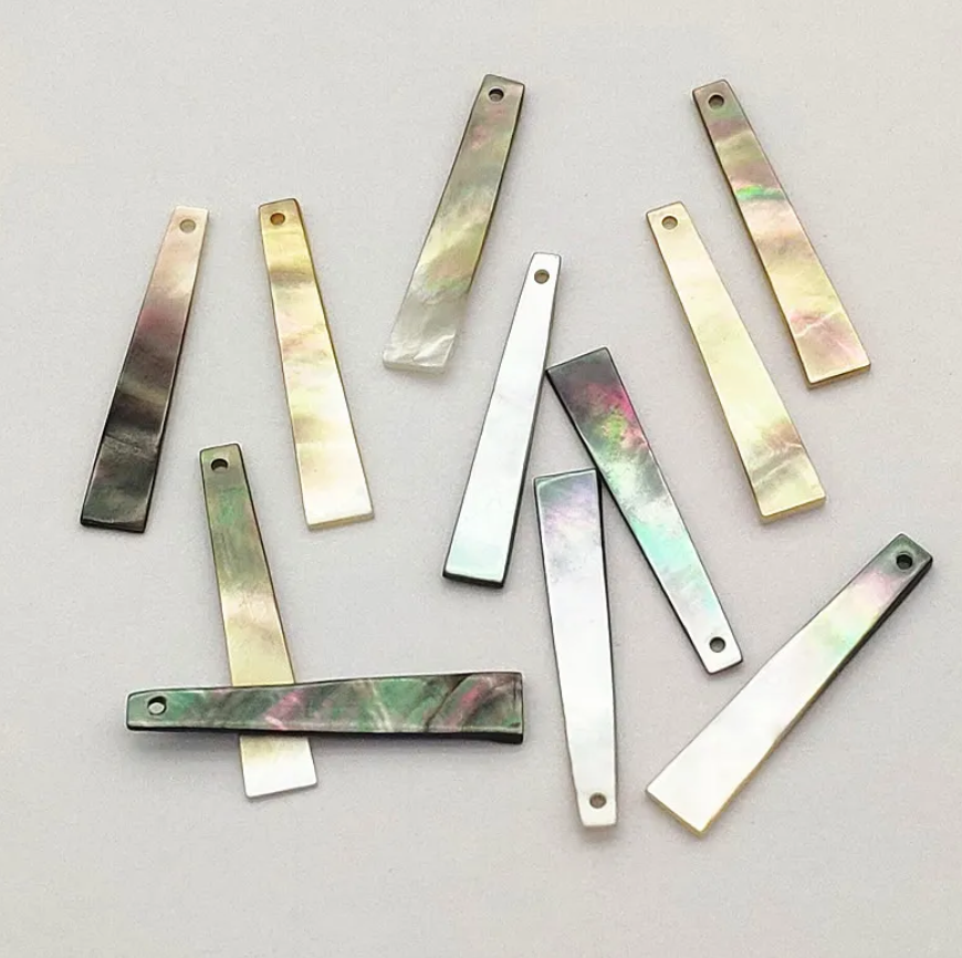 Skinny Brown/Grey Shell Slabs 30x6mm