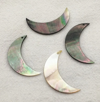 Preorder Moon Brown/Grey Shell Slabs 30x17mm: 25 Pairs