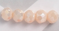 AB Peach 3mm Rondelle Beads #149: Single Strand or 10 Strand Pack