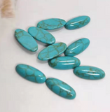 Mini Oval Faux Stone Cabochon 6x14mm