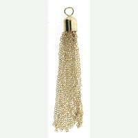 Pale Gold Chain Tassels