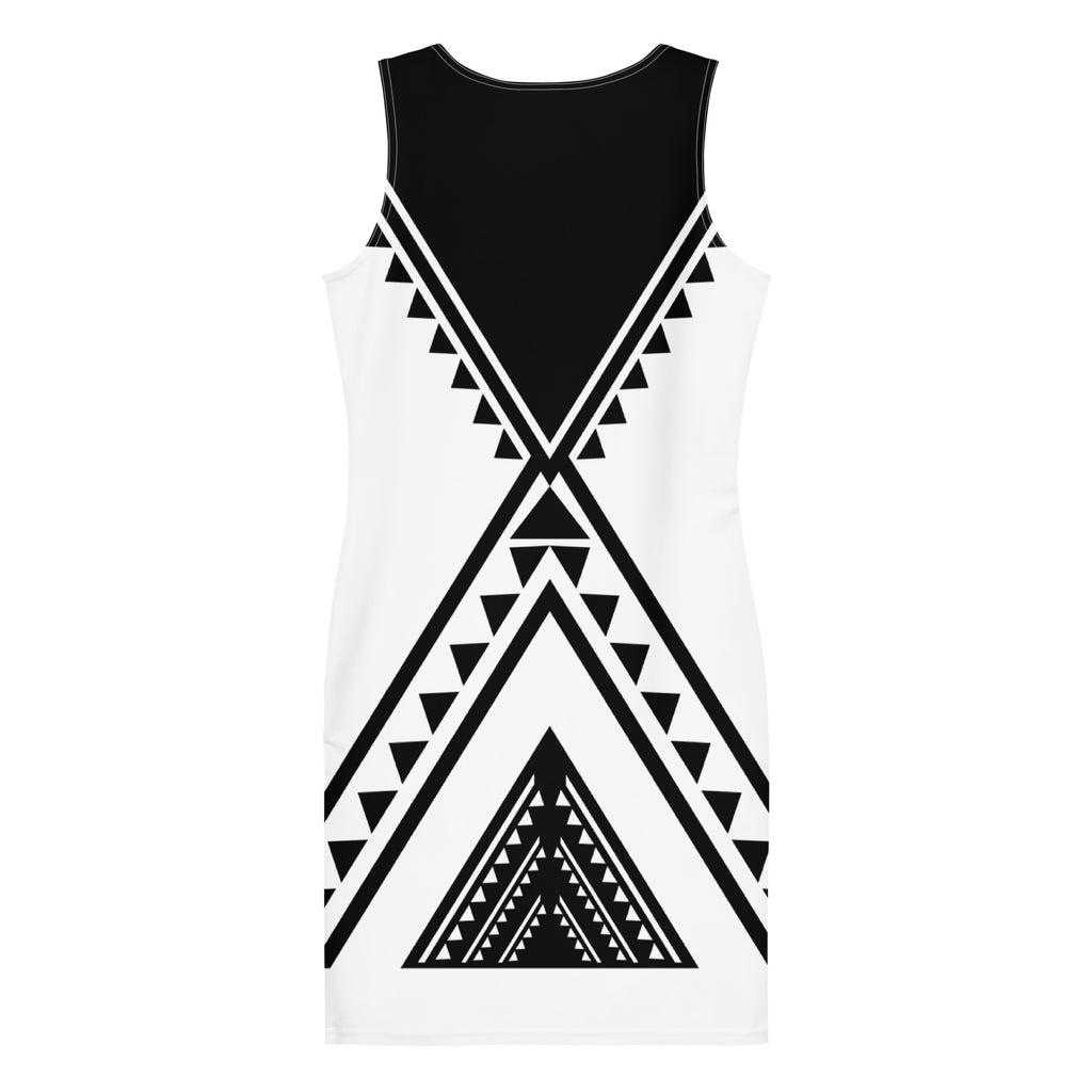 Native Print Sublimation Dress