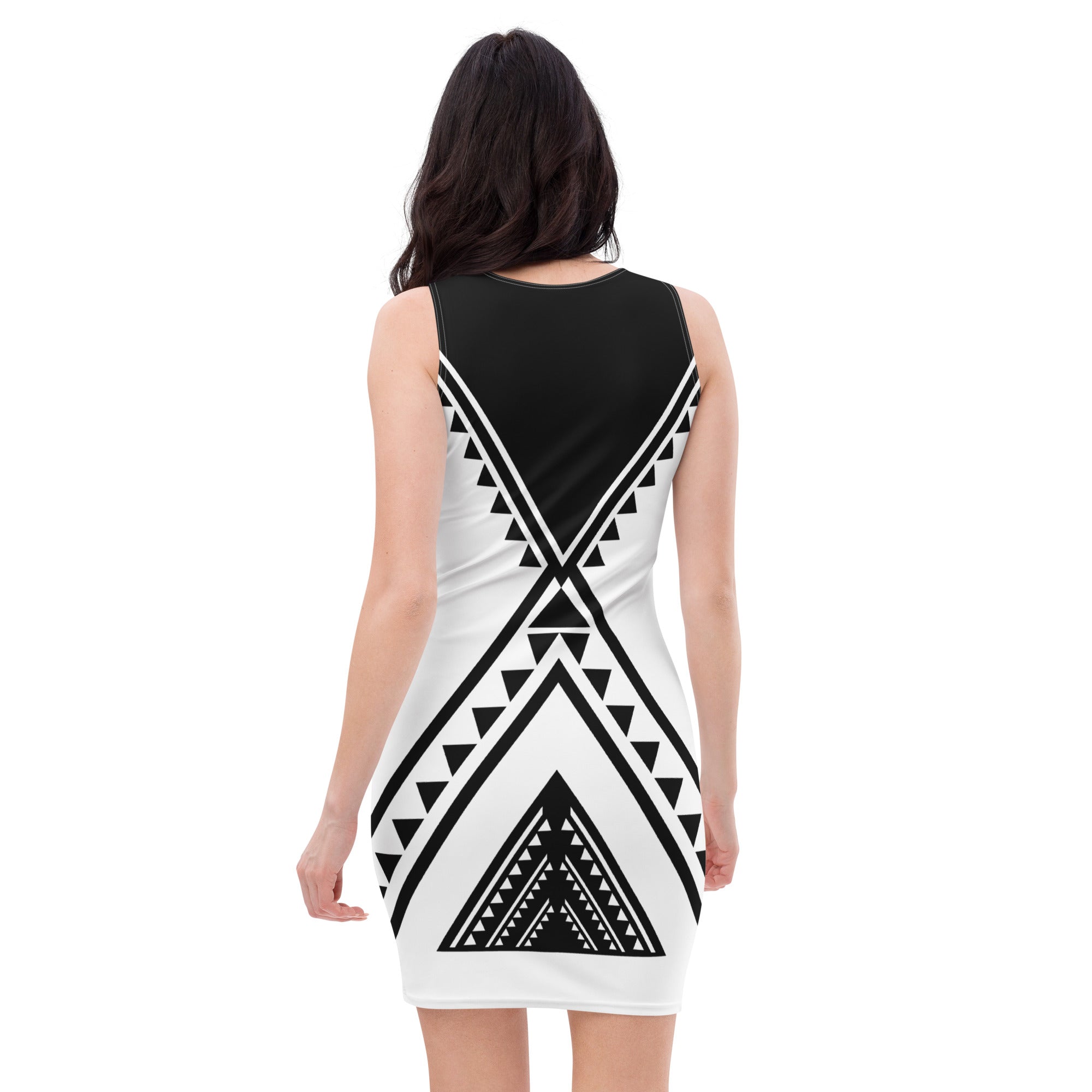 Native Print Sublimation Dress